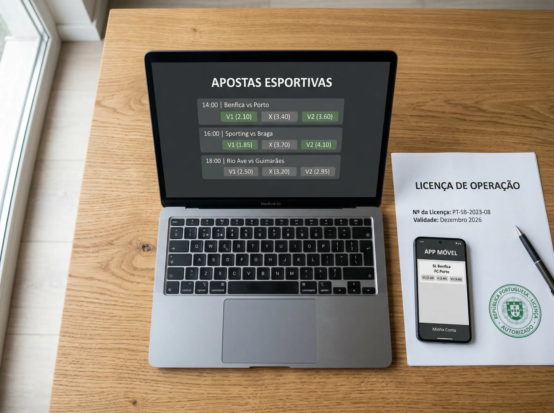 Casas de apostas licenciadas pelo SRIJ em Portugal